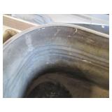 Large copper laundry wash basin...