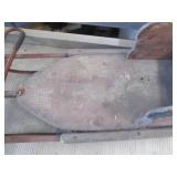 Antique wood and metal child size s...