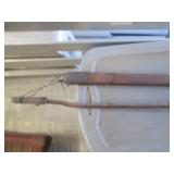 Antique wood grain flail...