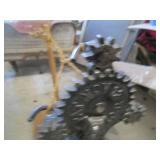 Vintage 1901 manually operated rope...