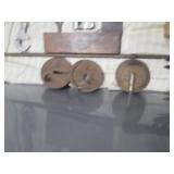 Vintage Wood Bon Ami box, variety o...