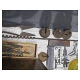 Vintage Wood Bon Ami box, variety o...