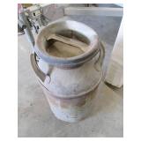Vintage metal milk can with lid...