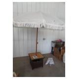 Outsunny Brand Patio Umbrella With Table