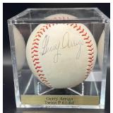 Gerry Arrigo (Minnesota Tiwns Pitcher 1961-64) Signed Vintage Spalding Baseball w/ cube and plaque