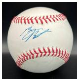 Byron Buxton Signed Baseball Rawlings OMLB Selig Ball Minnesota Twins w/ cube