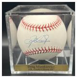Doug Mientkiewicz (Minnesota Twind 1B) Signed Rawlings OMLB Selig Baseball w/ cube and plaque