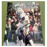 Jeff Simeon Signed 8x10" Photo - Minnesota Vikings Football