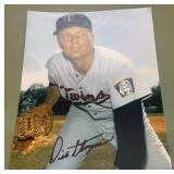 Dick Stigman Signed 8x10" Photo - Minnesota Twins Baseball