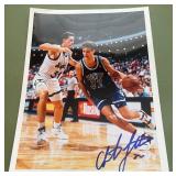 Christian Laettner Signed 8x10" Photo - Minnesota Timberwolves Basketball