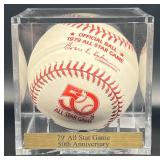 1979 All-Star Game 50th Anniversary Rawlings Official Baseball w/ Cube