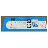 VERY RARE - Miracle on Ice Team 1980 Olympic Hockey Team USA Hockey Ticket vs. Romania February 18, 1980 Lake Placid