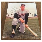 Harmon Killebrew Signed 8x10" Photo w/ COA - Vintage Minnesota Twins Baseball