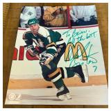 Neal Broten Signed 8x10" Photo  - Vintage Minnesota North Stars Hockey
