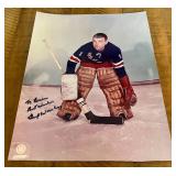 Gump Worley Signed 8x10" Photo - Vintage Hockey