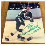 Bill Goldsworthy Signed 8x10" Photo - Vintage Minnesota North Stars Hockey
