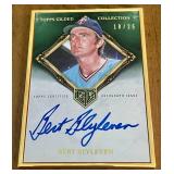 Bert Blyleven Auto /25 Gold Framed 2023 Topps Gilded Collection #HAFA-BB, numbered 18/25, Minnesota Twins Baseball Card