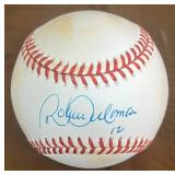 Roberto Alomar Signed Baseball w/JSA COA and Case - Rawlings OALB Brown Ball
