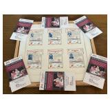 6 HOF Baseball Signatures - Brooks Robinson, Don Drysdale, Ernie Banks. Willie Stargell, Jim Hunter, Phil Niekro w/ 6 JSA COAs - 1993 Nabisco HOF Autograph Cards