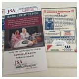 6 HOF Baseball Signatures - Brooks Robinson, Don Drysdale, Ernie Banks. Willie Stargell, Jim Hunter, Phil Niekro w/ 6 JSA COAs - 1993 Nabisco HOF Autograph Cards