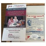 6 HOF Baseball Signatures - Brooks Robinson, Don Drysdale, Ernie Banks. Willie Stargell, Jim Hunter, Phil Niekro w/ 6 JSA COAs - 1993 Nabisco HOF Autograph Cards