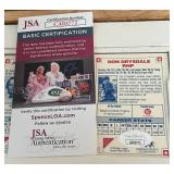 6 HOF Baseball Signatures - Brooks Robinson, Don Drysdale, Ernie Banks. Willie Stargell, Jim Hunter, Phil Niekro w/ 6 JSA COAs - 1993 Nabisco HOF Autograph Cards