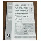 Jim Craig Auto - 2006-07 In The Game Miracle on Ice 1980 Team USA Gold Medal Hockey Goalie