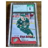 Matt Boldy RC /100 CSG 8 NM 2020-21 Upper Deck AHL #198 Exclusives, numbered 958/100, Minnesota Wild Rookie Hockey Card