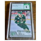 Matt Boldy RC CGS 9 Mint 2020-21 Upper Deck HHL #198 Star Rookie Minnesota Wild Hockey Card
