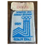 Vintage 1980 XIII Olympic Winter Games Lake Placid, NY, New! - Miracle on Ice Hockey