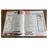 1982 Minnesota Twins Official Program and Scorecard w/ 11 Autographs including Frank Viola - Baseball