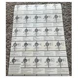 2007-2008 University of Minnesota Hockey Team Signed Uncut Card Sheet w/ Blake Wheeler (Plymouth Native / NHL Star)