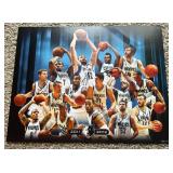 Minnesota Timberwolves 2011-2012 Full Team Signed Poster, numbered 494/550, with Kevin Love, Ricky Rubio - Basketball