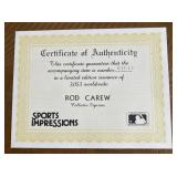 Rod Carew Limited Edition (only 3,053 made) Sports Impressions Figure - New in Box w/ COA Minnesota Twins Baseball