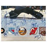 2000 Minnesota Wild (1st Team Ever) Full-Team Signed Poster - Marian Gaborik (Rookie), Scott Pellerin, 24 Total Autographs - RARE!