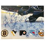 2000 Minnesota Wild (1st Team Ever) Full-Team Signed Poster - Marian Gaborik (Rookie), Scott Pellerin, 24 Total Autographs - RARE!