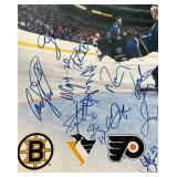 2000 Minnesota Wild (1st Team Ever) Full-Team Signed Poster - Marian Gaborik (Rookie), Scott Pellerin, 24 Total Autographs - RARE!