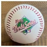 Kirby Puckett Signed Baseball with JSA COA 1991 World Series Commemorative Ball - Minnesota Twins