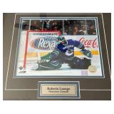 Roberto Luongo Signed and Framed Photo w/ COA - Hockey