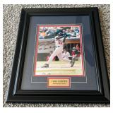 Torii Hunter Signed and Framed Photo Inscribed "