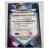 Paige Bueckers Auto /50 2024 Bowman Best University #B23-PB, numbered 44/50, Signed Rare Basketball Card