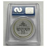 Kirby Puckett PSA 10 Gem Mint 1987 Topps Coins #20 Minnesota Twins Baseball Card