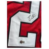 Zaven Collings Signed Custom Jersey w/ Beckett COA - Arizona Cardinals Football