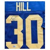 Daxton Hill Signed Custom Jersey w/ Beckett COA - Cincinnati Bengals Football