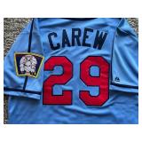 Rod Carew Minnesota Twins Cooperstown Collection Jersey Size Large