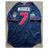 Joe Mauer Minnesota Twins Jersey Size 50 - MLB Authentic Majestic