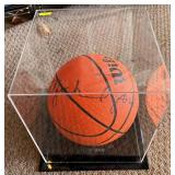 Michael Jordan Lithograph Wilson Official Basketball with Case