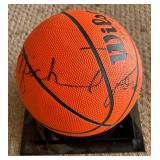 Michael Jordan Lithograph Wilson Official Basketball with Case