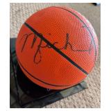 Michael Jordan Lithograph Wilson Official Basketball with Case