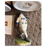 Various Collectibles - 2 Negro League Mugs, 1 Negro League Pin, Chicago Cubs Christmas Ornament